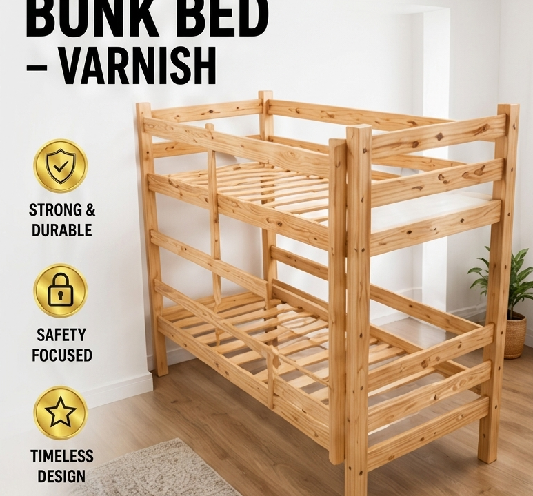 Pine Bunk Bed Varnish