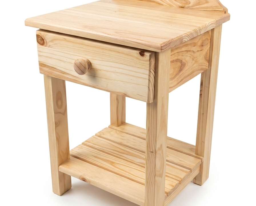 EB Pedestal with Drawer Varnish