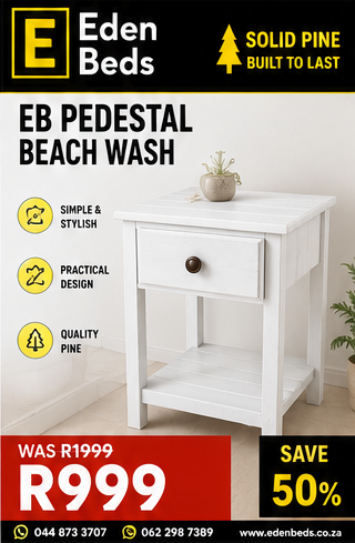 EB Pedestal with Drawer BW